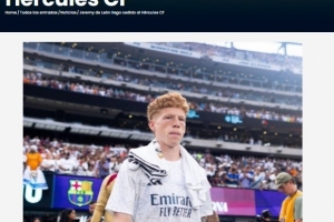 官方：皇马的波多黎各边锋杰里米-德莱昂被租借至赫库斯